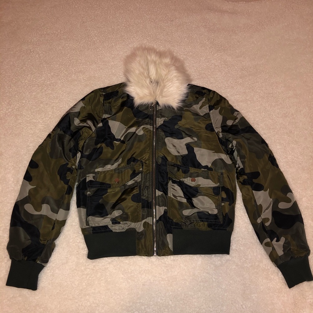 CAMO FLIGHT JACKET